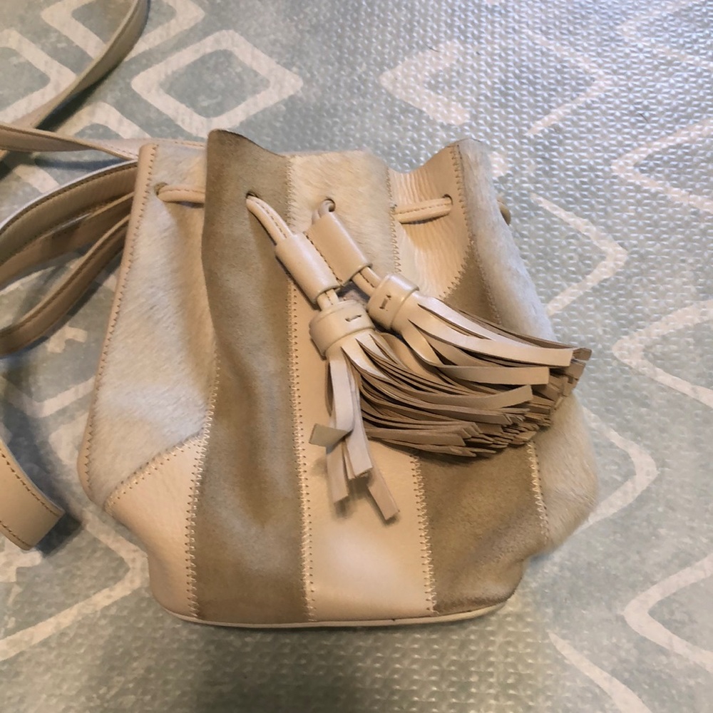 10 Crosby Derek Lam Prince patchwork small bucket bag